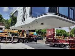 8.5 เมตร สเปซแคปซูล เฮ้าส์ โป๊ดบ้าน Prefabricated กันลม