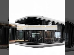 บ้านแคปซูลอวกาศขนาด 500 กิโลกรัม พร้อมแผ่นแสงอาทิตย์และไฟ LED