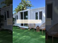 CE / UL Standard Prefab บ้านพับ 700mm กว้าง 8 แม็กนิจูดความแข็งแรงต่อแผ่นดินไหว