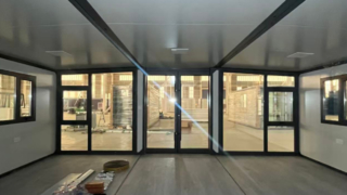 บ้านคอนเทนเนอร์พับได้ 20 ฟุตติดตั้งง่าย