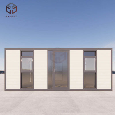 ซื้อ 40 ฟุต แฟลตแพ็ค บ้านพับ สามารถขยายขนาดได้ บ้านเล็ก Prefab 72 ตารางเมตร online manufacture