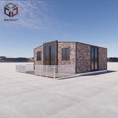 ซื้อ ภาวะแผ่นดินไหวเกรด 8 โครงสร้างเหล็กปีกคู่ คอนเทนเนอร์ บ้าน Prefab online manufacture