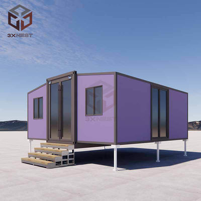 ซื้อ บ้านคอนเทนเนอร์พับออกภายนอก Prefab สําหรับบ้านชั่วคราว 20FT online manufacture