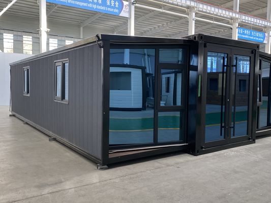 ซื้อ บ้านคอนเทนเนอร์ปีกสองชั้น มีระเบียงและโครงสร้างเหล็ก online manufacture