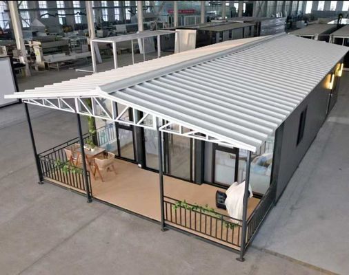 ซื้อ ที่พักชั่วคราวหรือถาวร บ้านคอนเทนเนอร์ขยายได้ 30FT พร้อมประตูความปลอดภัยจากเหล็ก online manufacture