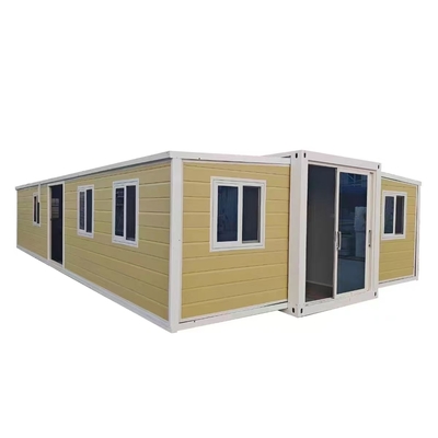 ซื้อ White Expandable Prefab Homes with Customizable Size and Steel Construction online manufacture