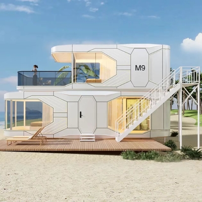 ซื้อ บ้านแคปซูลอวกาศ 8 ตัน พร้อมแผงโซลาร์เซลล์และไฟ LED online manufacture