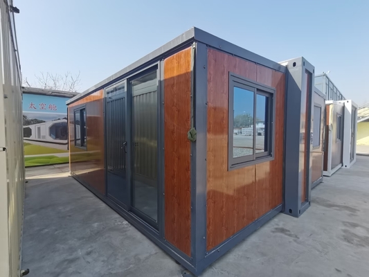 ซื้อ Customizable Expandable Prefab Homes with 18.5 Square Meter Size and 2 KN/m2 Loading Capacity in Steel Construction online manufacture