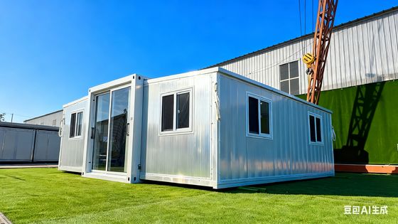 ซื้อ Foldable 20ft Container with 80*100*2.5mm Square Tube Bottom Side Beam and L5900*W2220*H2480mm Folded Size การผลิตออนไลน์