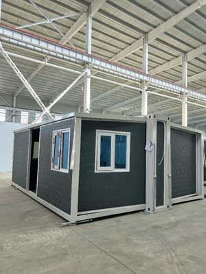 ซื้อ 2 KN/m2 Floor Loading Expandable Prefab Homes with Full Galvanized Frame and Bolt Connection Assembly การผลิตออนไลน์