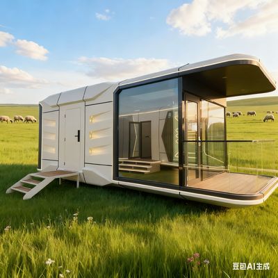 ซื้อ Modern Space Capsule House with 3400 Height 3460 Width and 8560 Length for Compact Living การผลิตออนไลน์