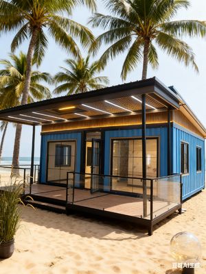 ซื้อ Expandable Container House with 5.5 Tons Net Weight 100mm Thick Wall and Thermally Broken Aluminum Inverted Window การผลิตออนไลน์