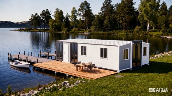 ซื้อ Sealed Edges Prefab Folding House for Home/Office Easy and Fast Installation Waterproof Paint Hotel/Resort/Movable House การผลิตออนไลน์