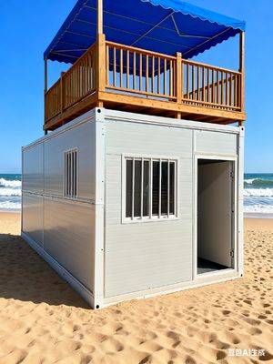 ซื้อ A-level Fire Performance 2 Bedroom Prefab Container Homes The Ideal Solution for Temporary or Permanent Housing การผลิตออนไลน์