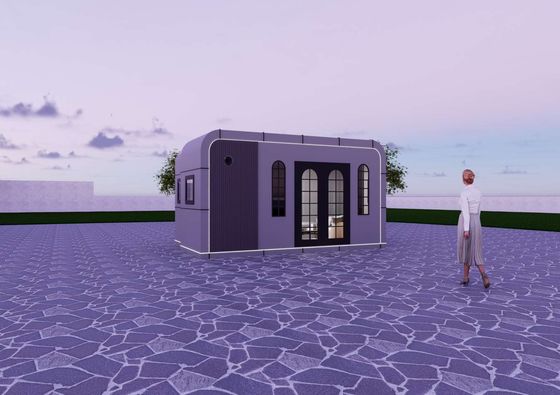 ซื้อ Expanded Dimensions Apple Capsule House with 21.26㎡ Floor Area and Load Capacity for 2 Sets in 40ft Container การผลิตออนไลน์