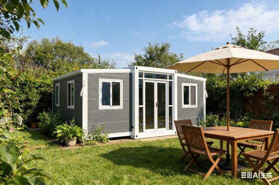 ซื้อ Foldable 20ft Container with Galvanized Light Steel Frame 37 Square Meters Floor Area and Wet-Dry Separation Bathroom การผลิตออนไลน์