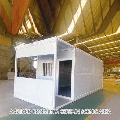 Eco Friendly Prefab Small Folding House คาราวาน คอนเทนเนอร์ กันอากาศ