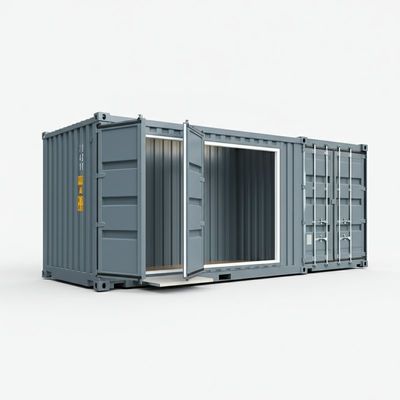 น้ําไม่ไหล สินค้าพับ Container ขนส่ง บ้านเล็ก บ้าน 40 ฟุต