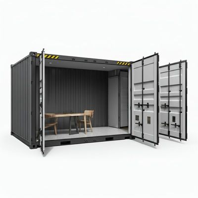 40ft Converted Shipping Containers Flatpack ที่พักชั่วคราว บ้าน