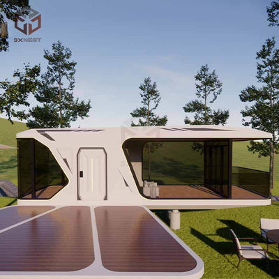 12KW โมเดิร์น สเปซแคปซูล เฮ้าส์ Prefab Outdoor Office Pod ปรับแต่ง