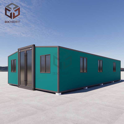 72m2 SPC Flooring Luxury House Expandable Container แผ่นกันไฟและท่อ