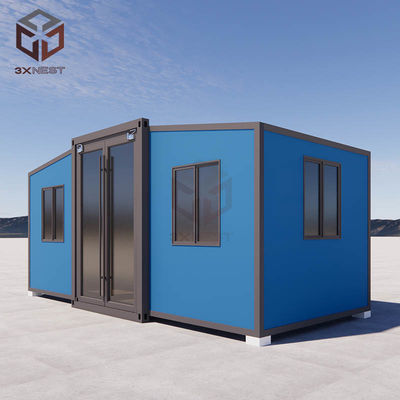 ODM คอนเทนเนอร์ขนส่ง บ้าน Prefab ขยายได้ สําหรับสํานักงาน