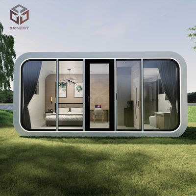 อุปกรณ์ระบายอากาศที่สะอาดสมาร์ท Apple Capsule House Pod กระจกกระจกกระชับ