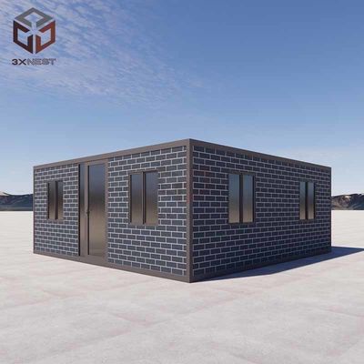 ODM 40ft ขยายได้ Flat Pack บ้านพับ โครงการขนส่งบ้านคอนเทนเนอร์