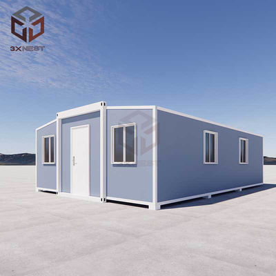 บ้านคอนเทนเนอร์พับขนาดเล็ก ที่สามารถขยายตัวได้ บ้านที่มี Ensuite