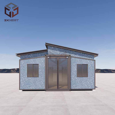 บ้านพับแบบชุดเรียบ Prefab ที่กันแผ่นดินไหว