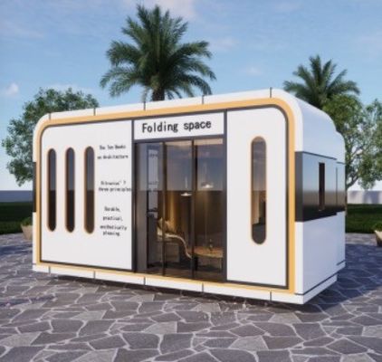 บ้าน Capsule Space Pod ที่พับได้ บ้านแอปเปิ้ล พื้น SPC