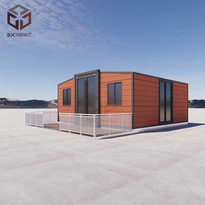 20FT บ้านพร้อมสร้างพร้อมประตูเหล็ก / อลูมิเนียม