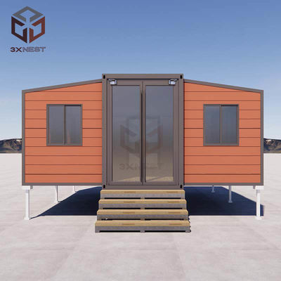 20FT บ้านที่สร้างขึ้นก่อน การติดตั้งง่ายและรวดเร็ว ความทนทานต่อแผ่นดินไหว เกรด 8
