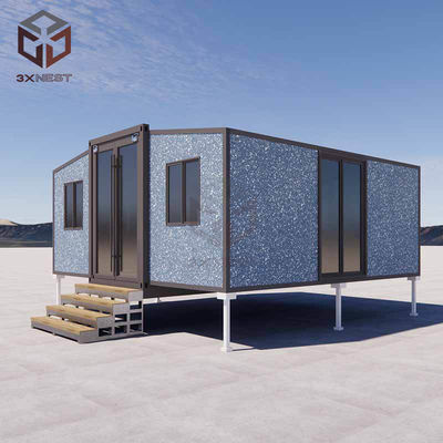20ft Prefabricated Container บ้านพับกันลม ปรับแต่ง