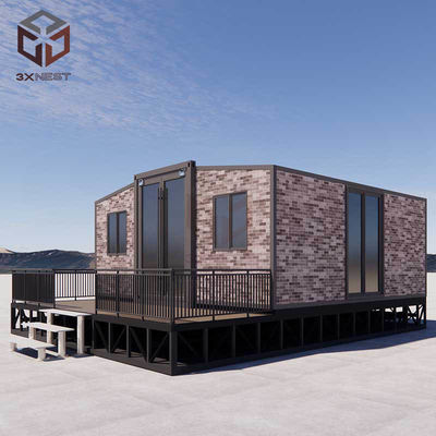 20FT บ้านที่ทําขึ้นก่อนด้วยพอกสะพานอัลลูมิเนียมประตูคู่และ PU แพนลท์แซนวิช