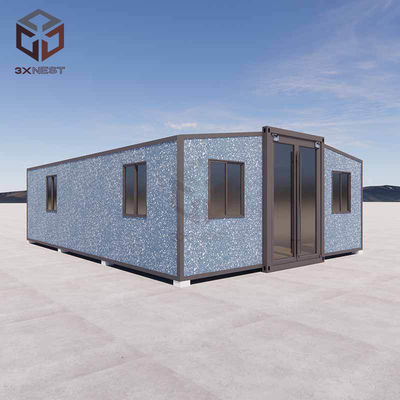 56 ตารางวา Prefab ขยายบ้านคอนเทนเนอร์ ส่งบ้านเล็ก ขยาย