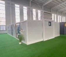 12kW การบริโภคพลังงาน 40ฟุต บ้านอาศัยประกอบ 72m2 พื้นที่ใช้สอยสําหรับการใช้ชีวิตที่สบายและยั่งยืน