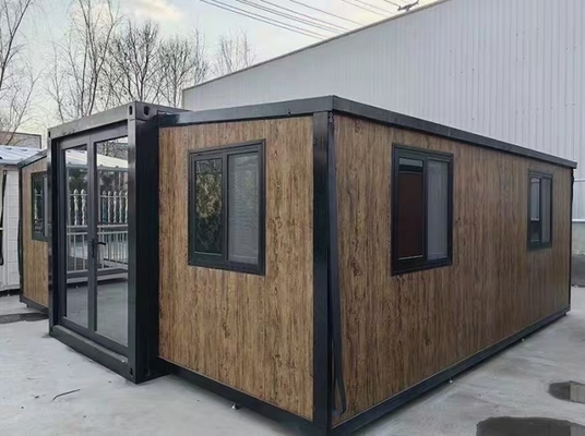 บ้านพับ Prefab เหล็กตามสั่งสําหรับโรงงานสํานักงานโกดัง