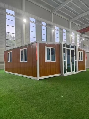 บ้านพับได้สำเร็จรูปที่ปรับแต่งได้ โครงสร้างเหล็ก ตู้คอนเทนเนอร์ 20 ฟุต/40 ฟุต