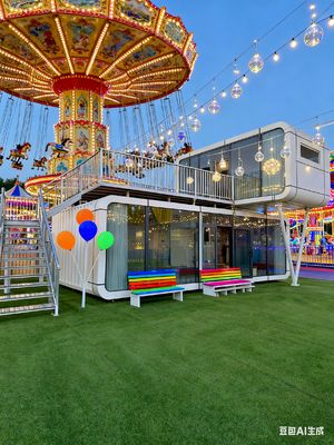 บ้านแอปเปิ้ลแคปซูลพกพา ขนาด 1000 กิโลกรัม ความจุ 12 KW พลังงาน และ 1 ห้อง 1 ห้องน้ํา