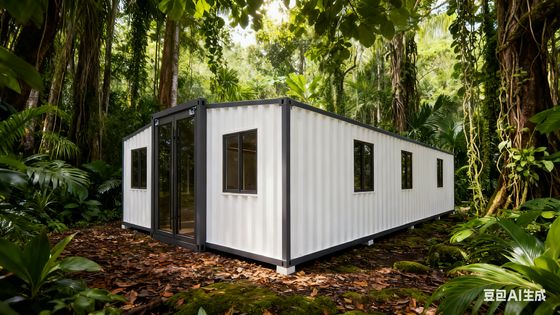 Modern 40ft Expandable Container Home with 72 ㎡ Floor Area, Seismic Performance Level 8, and 40HQ Packing