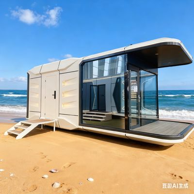 8560 ความยาว 7 ตัน น้ำหนักสุทธิ 3400 บ้านแคปซูลอวกาศสูง บ้านแคปซูล