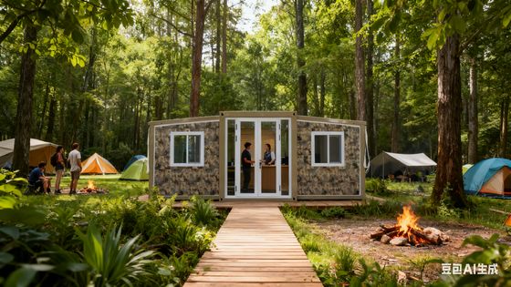 ตู้คอนเทนเนอร์พับได้ขนาด 20 ฟุต พร้อมขนาด L5900*W2200*2480 มม. แผงแซนวิช EPS หนา 75 มม. และรับประกัน 1 ปี