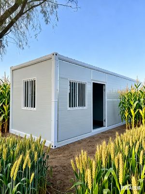 บ้านพับแบบแบนแพ็คสมัยใหม่ขนาด 5800*2400*2896 มิลลิเมตร ระดับแผ่นดินไหว 8 และ 0.5KN / m2 ความต้านทานลม