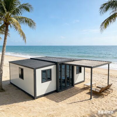 ถัง 20 ฟุตที่พับได้ มีพื้นที่พื้นที่ 37 ตารางเมตร ตอบสนองมาตรฐานความปลอดภัยสากลและอายุการใช้งาน 20+ ปีสําหรับบ้านแบบโมดูล