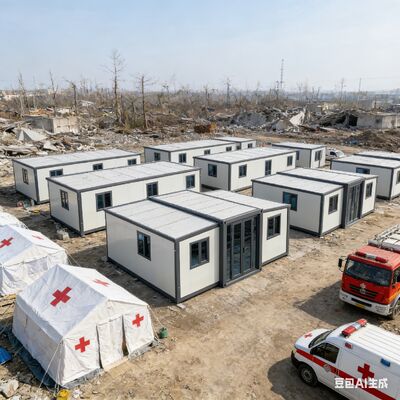 Fully Galvanized Foldable 20ft Container with Customizable House Layout and 37 Square Meters Floor Area for Versatile Living Solutions