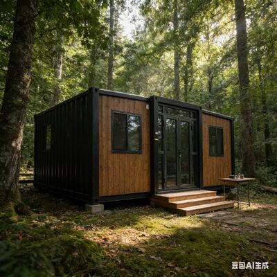 ถัง 20 ฟุตแบบพับได้เต็มแบบเหล็กกระดาษที่มีวัสดุทนไฟและระบบไฟฟ้าที่สามารถปรับแต่งได้