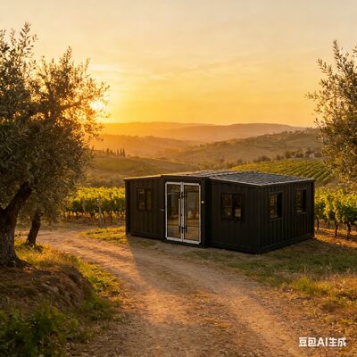 ตู้คอนเทนเนอร์ขนาด 20 ฟุต พับได้ กันไฟ พร้อมรูปแบบที่ปรับแต่งได้และการออกแบบที่วางซ้อนกันได้ เพื่อการจัดเก็บและการขนส่งที่มีประสิทธิภาพ