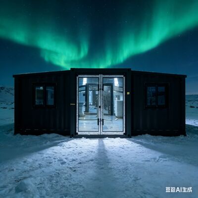 ตู้คอนเทนเนอร์พับได้ขนาด 20 ฟุต พร้อมความทนทานต่อแรงลมระดับ 5 โครงด้านข้างชุบสังกะสีแบบเต็มรูปแบบ และฉนวนกันความร้อนและเสียง