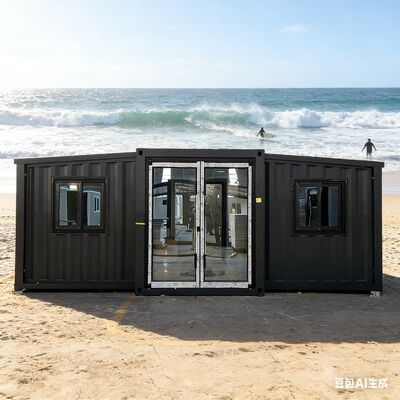 ตู้คอนเทนเนอร์ขนาด 20 ฟุต พับได้ ชุบสังกะสีอย่างเต็มที่ พร้อมฉนวนกันความร้อนและระบบไฟฟ้าที่ปรับแต่งได้